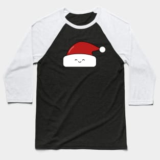 Kawaii Santa Hat Baseball T-Shirt